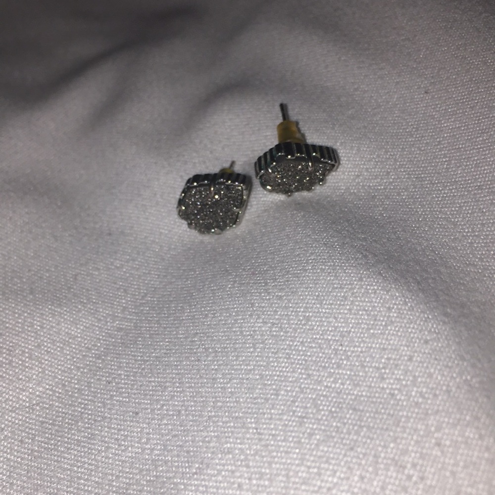 Kendra Scott Tessa Platinum Earrings